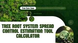 Tree Root System Spread Control Estimation Tool Calculator