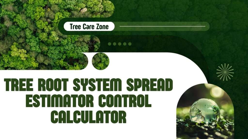 Tree Root System Spread Estimator Control Calculator