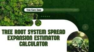 Tree Root System Spread Expansion Estimator Calculator