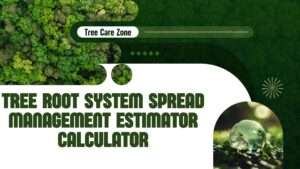Tree Root System Spread Management Estimator Calculator