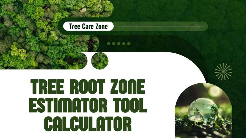 Tree Root Zone Estimator Tool Calculator