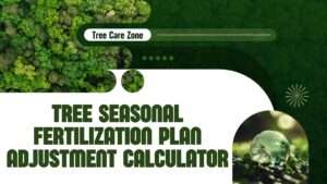 Tree Seasonal Fertilization Plan Adjustment Calculator