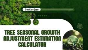 Tree Seasonal Growth Adjustment Estimation Calculator