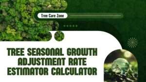 Tree Seasonal Growth Adjustment Rate Estimator Calculator