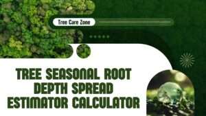 Tree Seasonal Root Depth Spread Estimator Calculator