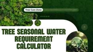Tree Seasonal Water Requirement Calculator