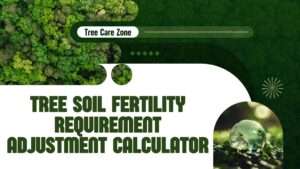 Tree Soil Fertility Requirement Adjustment Calculator