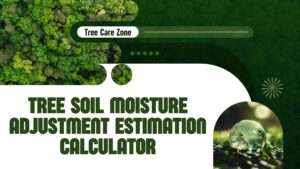 Optimize tree care with the Tree Soil Moisture Adjustment Estimation Calculator for precise irrigation planning.