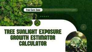 Tree Sunlight Exposure Growth Estimator Calculator