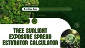 Tree Sunlight Exposure Spread Estimator Calculator