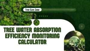 Tree Water Absorption Efficiency Monitoring Calculator