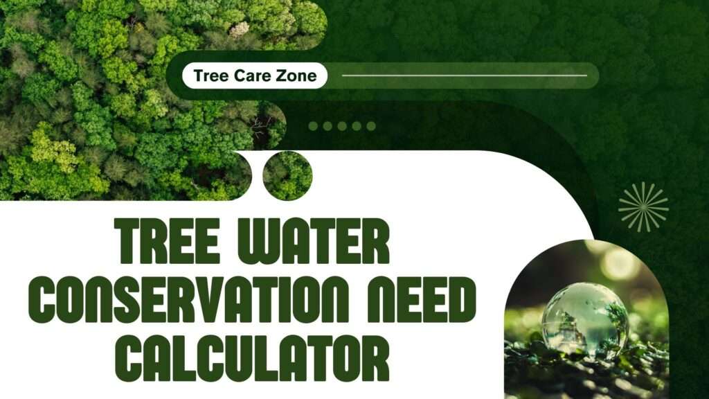 Tree Water Conservation Need Calculator
