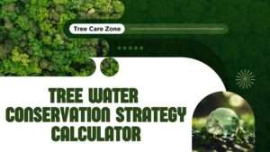 Tree Water Conservation Strategy Calculator