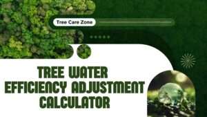 Tree Water Efficiency Adjustment Calculator