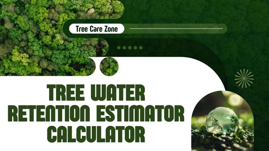 Tree Water Retention Estimator Calculator