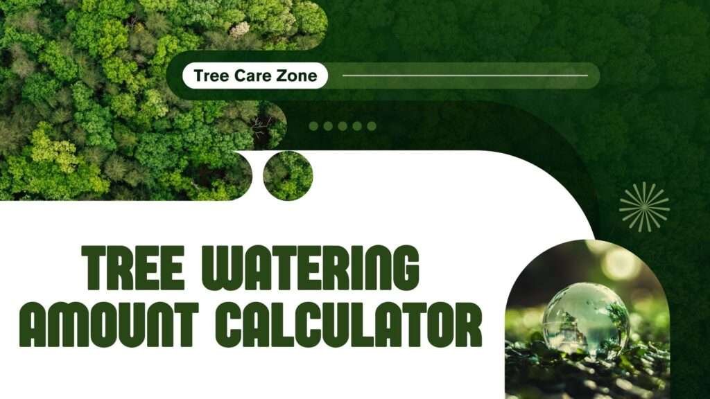 Tree Watering Amount Calculator