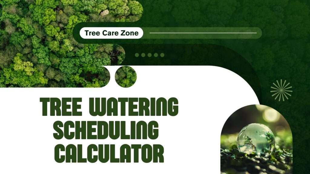 Tree Watering Scheduling Calculator