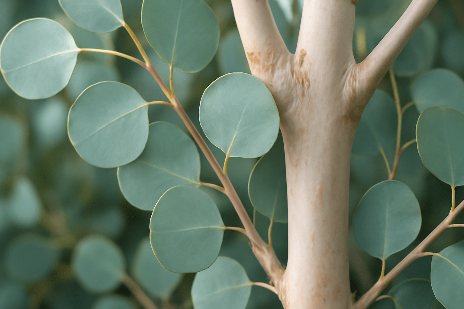  Close-up image of a tree with rich green leaves, emphasizing their freshness and vitality.