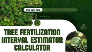 Tree Fertilization Interval Estimator Calculator
