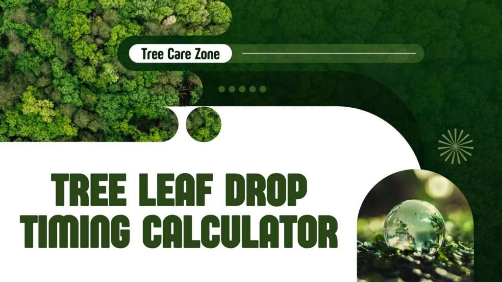 Tree Leaf Drop Timing Calculator