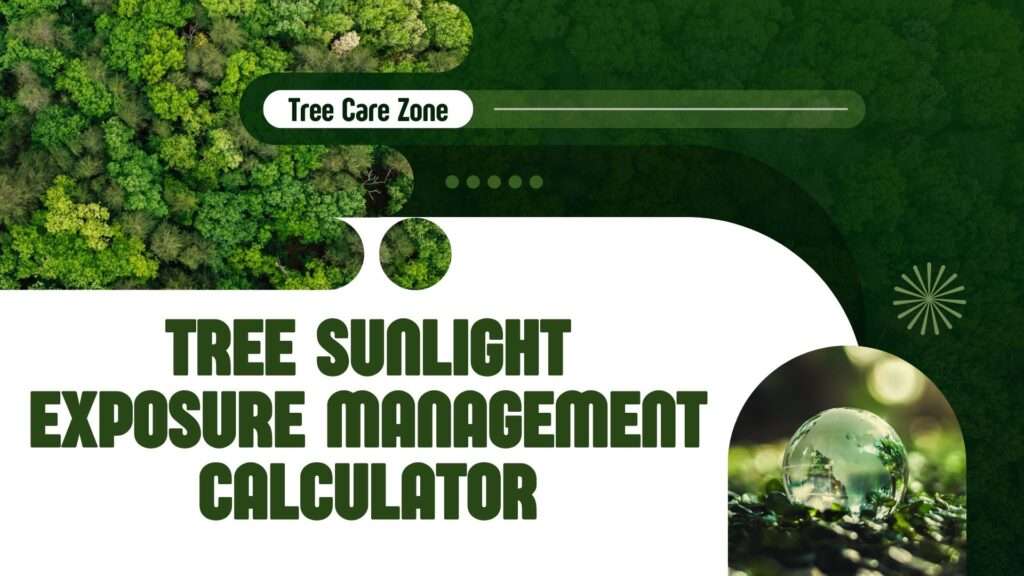 Tree Sunlight Exposure Management Calculator
