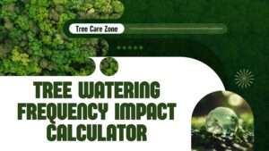 Tree Watering Frequency Impact Calculator