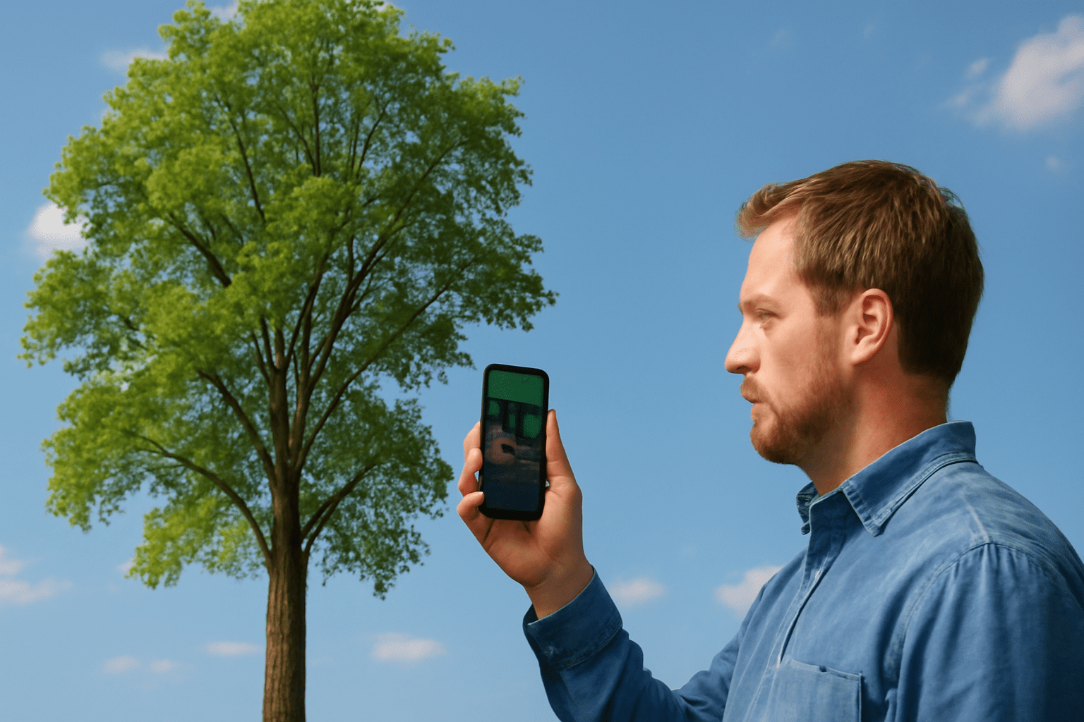 “Estimating the height of a black walnut tree using a smartphone app for valuation.”