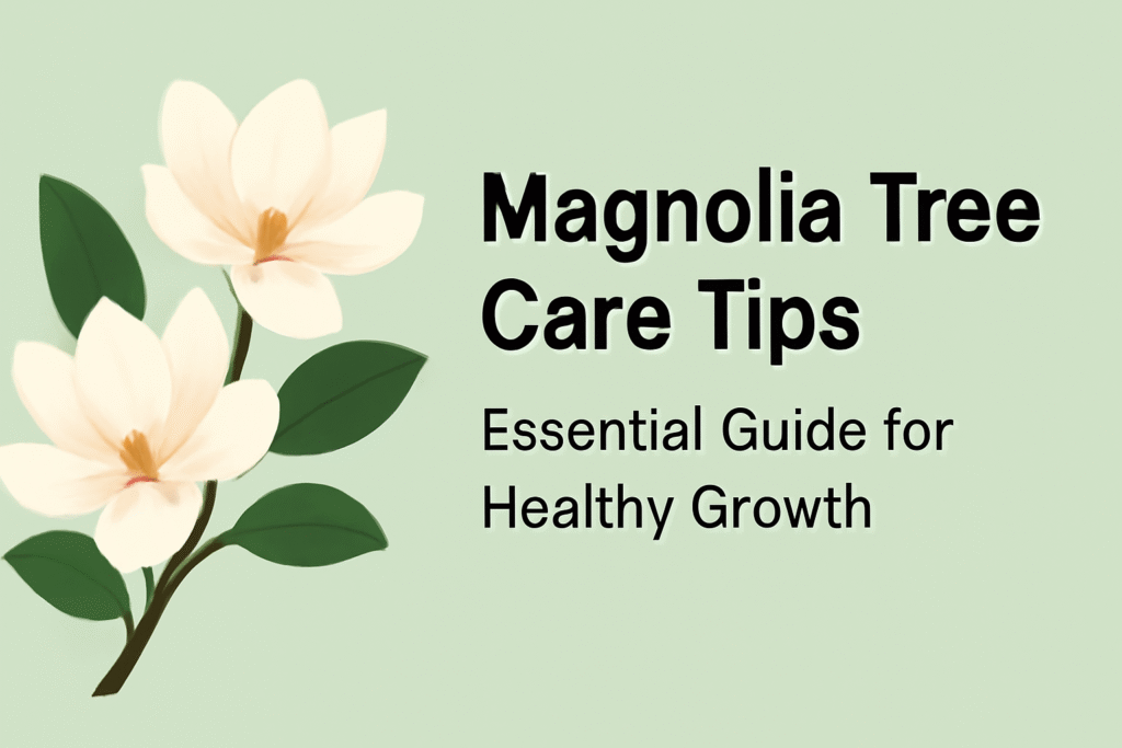 Magnolia Tree Care Tips