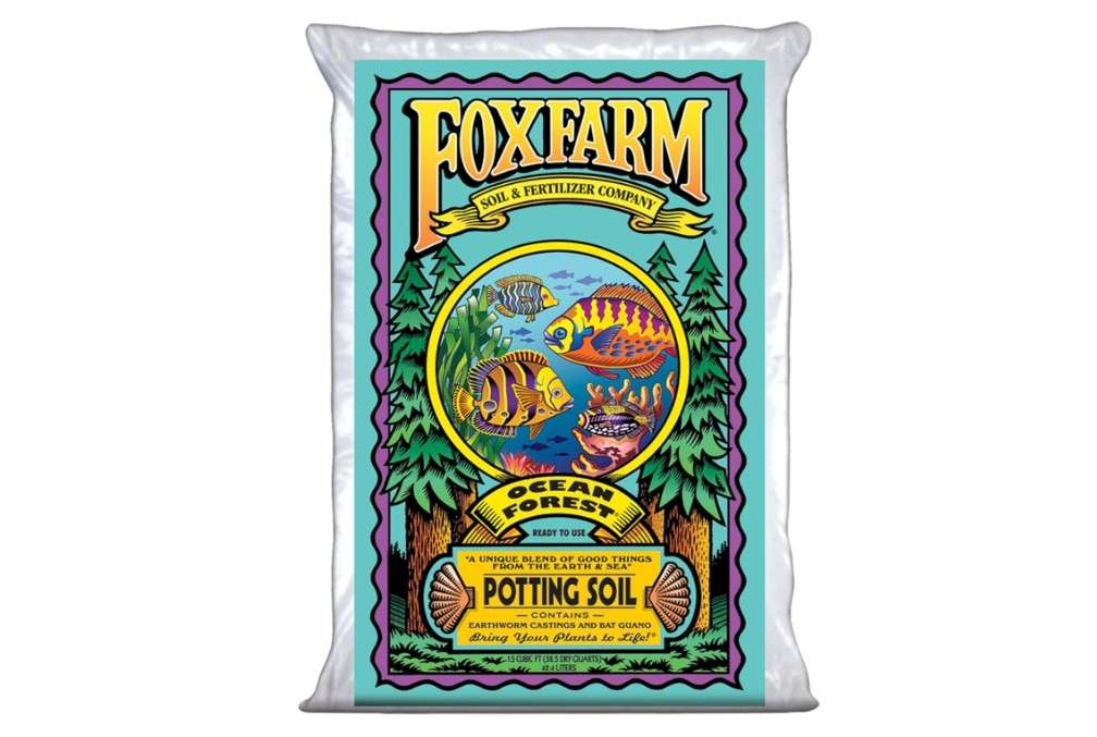  FoxFarm Ocean Forest Potting Soil, 1.5cu ft - Light, Aerated Texture, Designed for All Container Plants - pH Adjusted for Optimal Nutrient Uptake