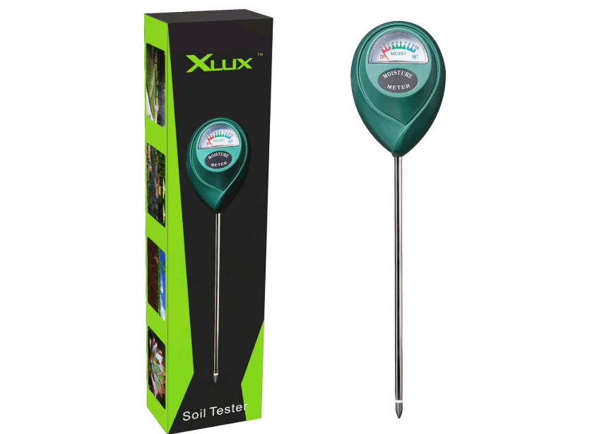 
XLUX Soil Moisture Meter, Plant Water Monitor, Hygrometer Sensor for Gardening, Farming, Indoor and Outdoor Plants, No Batteries Required