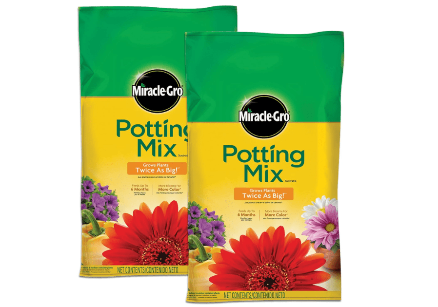 
Miracle-Gro Potting Mix, For Container Plants, Flowers, Vegetables, Shrubs, Annuals, Perennials, Feeds up to 6 Months,