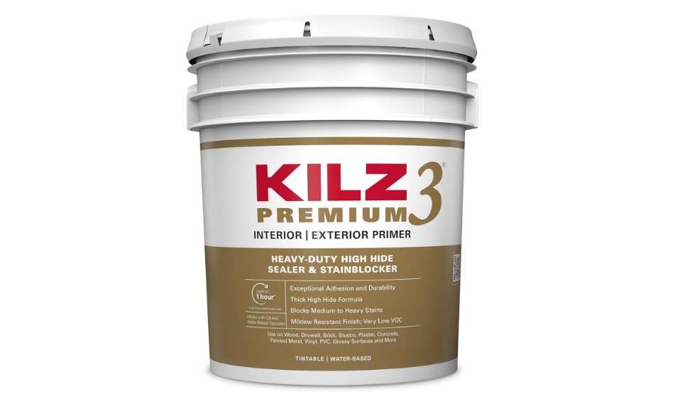  KILZ 3 Premium Primer, Interior/Exterior, 5 Gallon