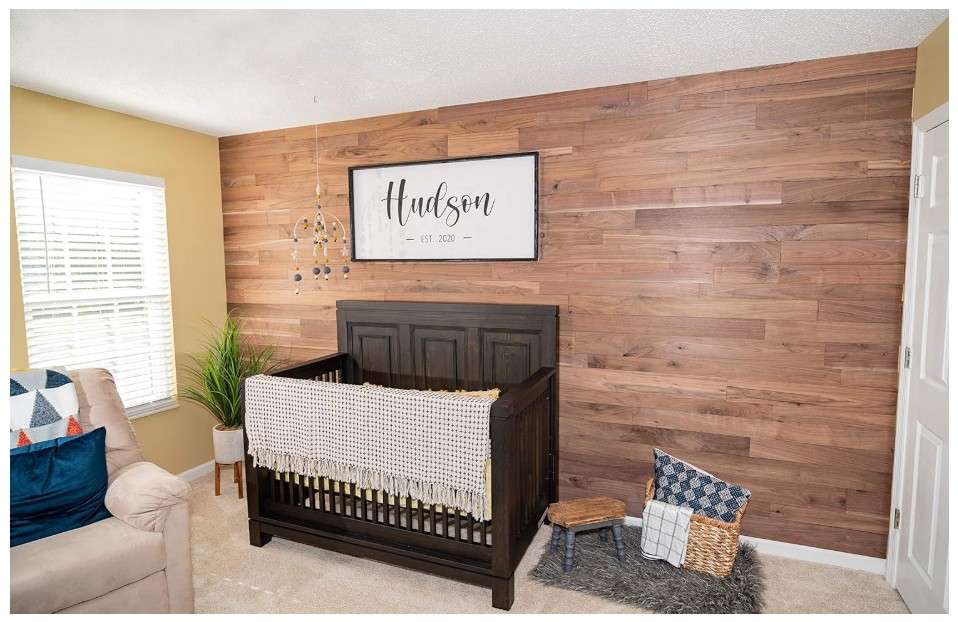  Vintage Harvest Walnut Wood Planks, Multi-Width, Kiln-Dried, Easy to Install, DIY Accent Wall for Your Home (10 sq. ft.)