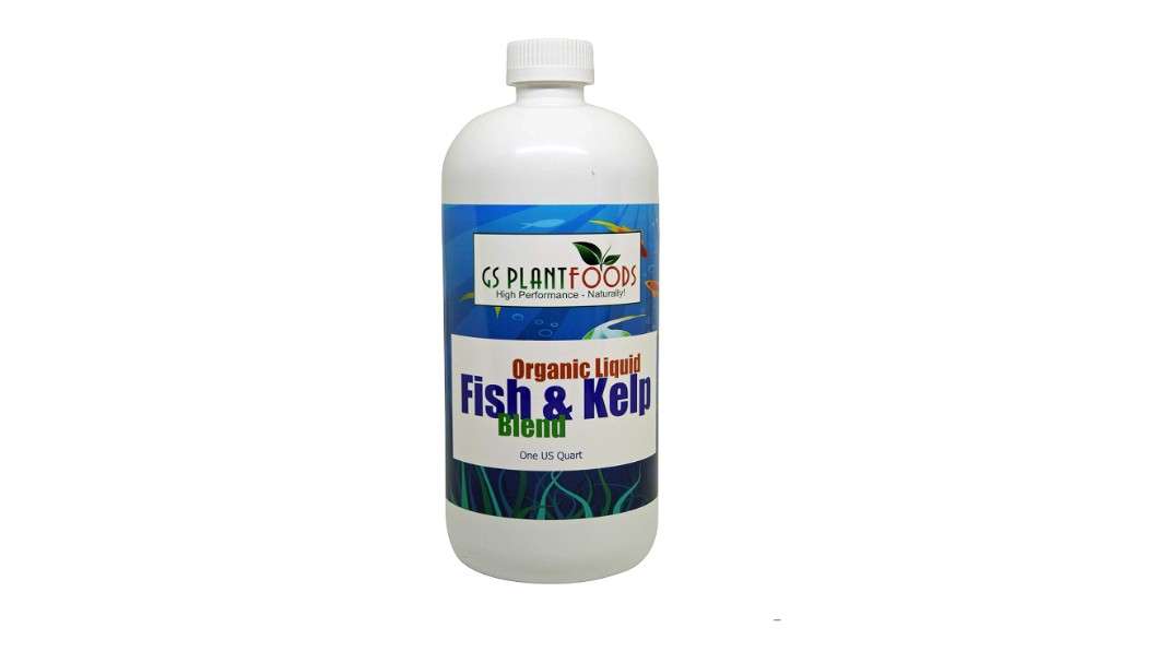 
Omri Listed Fish & Kelp Fertilizer for Plants by GS Plant Foods (36oz) - Organic Fertilizer for Vegetables, Trees, Lawns, Shrubs, Flowers, Seeds