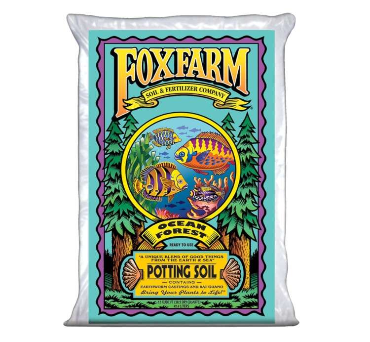 
FoxFarm Ocean Forest Potting Soil, 1.5cu ft - Light, Aerated Texture, Designed for All Container Plants - pH Adjusted for Optimal Nutrient Uptake