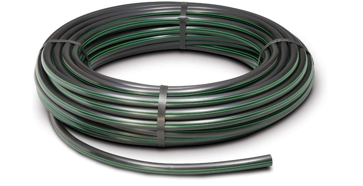 Rain Bird T63-100 Drip Irrigation 1/2" (0.634" OD) Blank Distribution Tubing, 100' Roll, Black