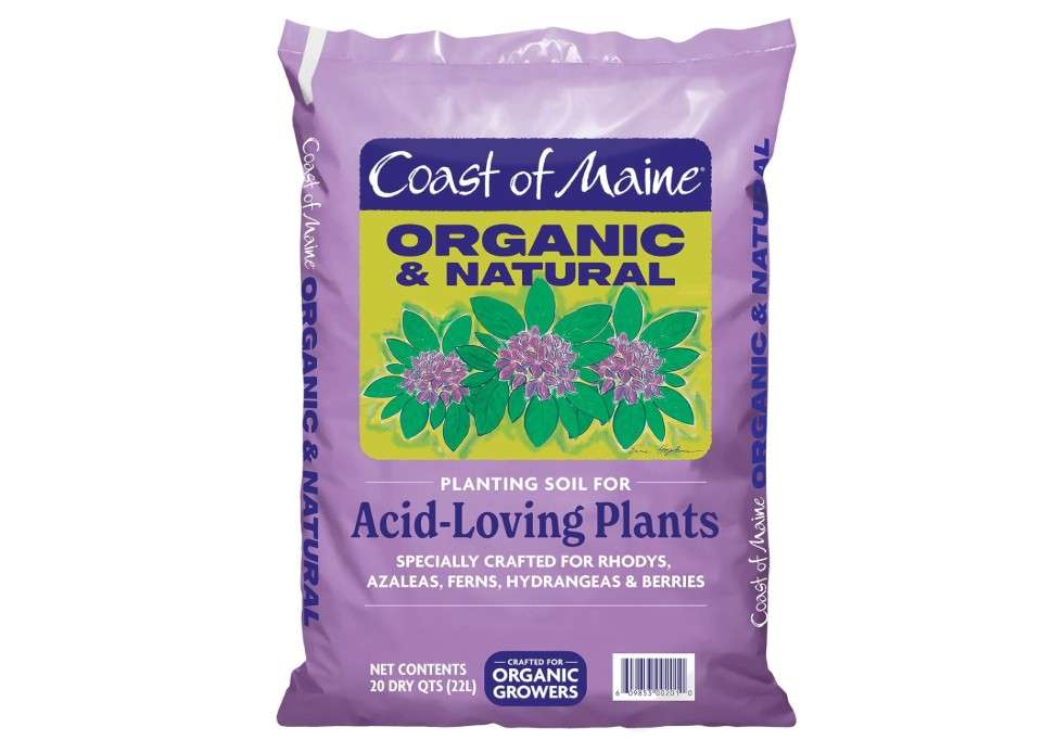 Coast of Maine Organic & Natural Planting Soil for Acid Loving Plants Azalea, Rhododendron & Berries - Premium Planting Soil w/Composted Manure