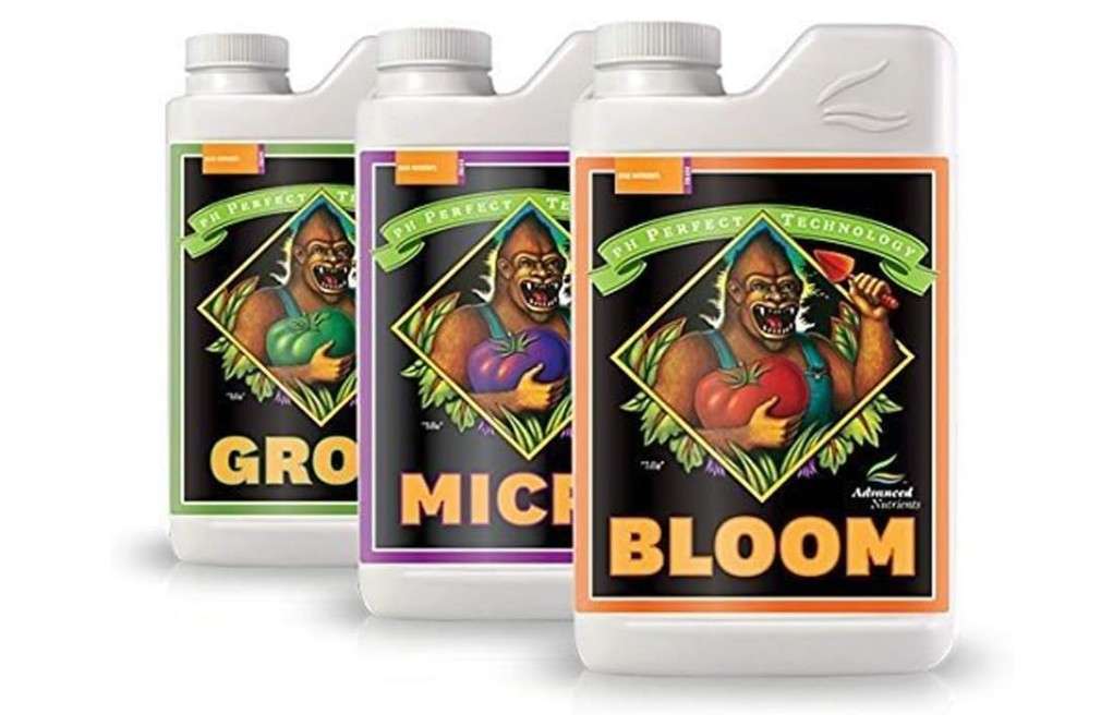  Advanced Nutrients Bloom, Micro & Grow, Pack of 3, 1 L Each