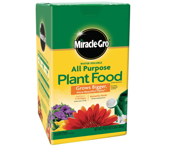  Miracle-Gro Water Soluble All Purpose Plant Food, Fertilizer for Indoor or Outdoor Flowers, Vegetables 
