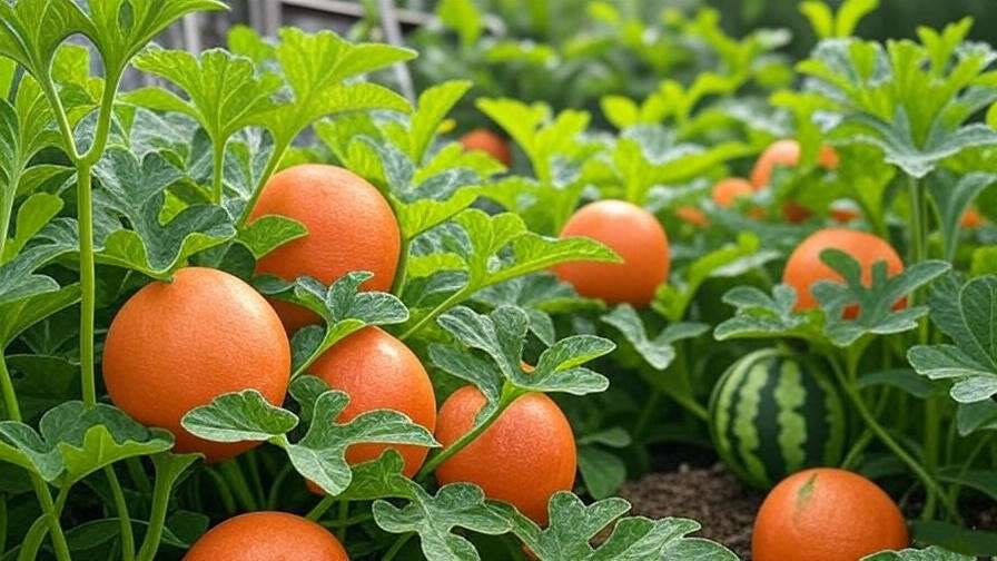 orange watermelon