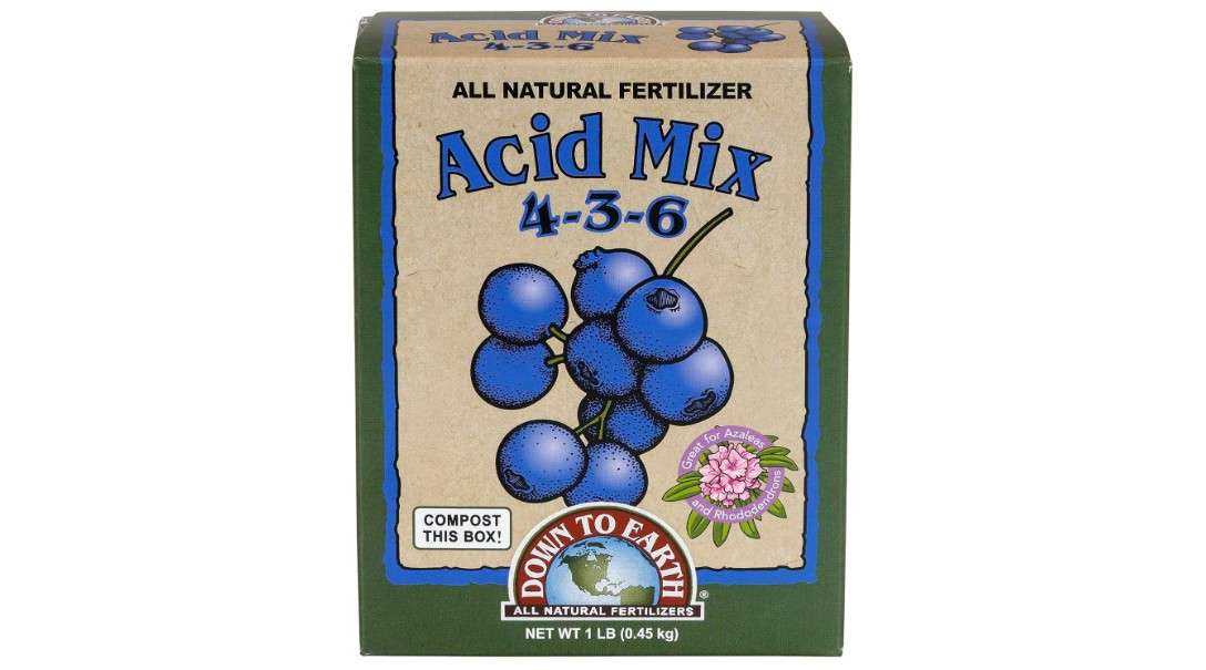 Down to Earth All Natural Acid Mix Fertilizer 4-3-6, 1 lb