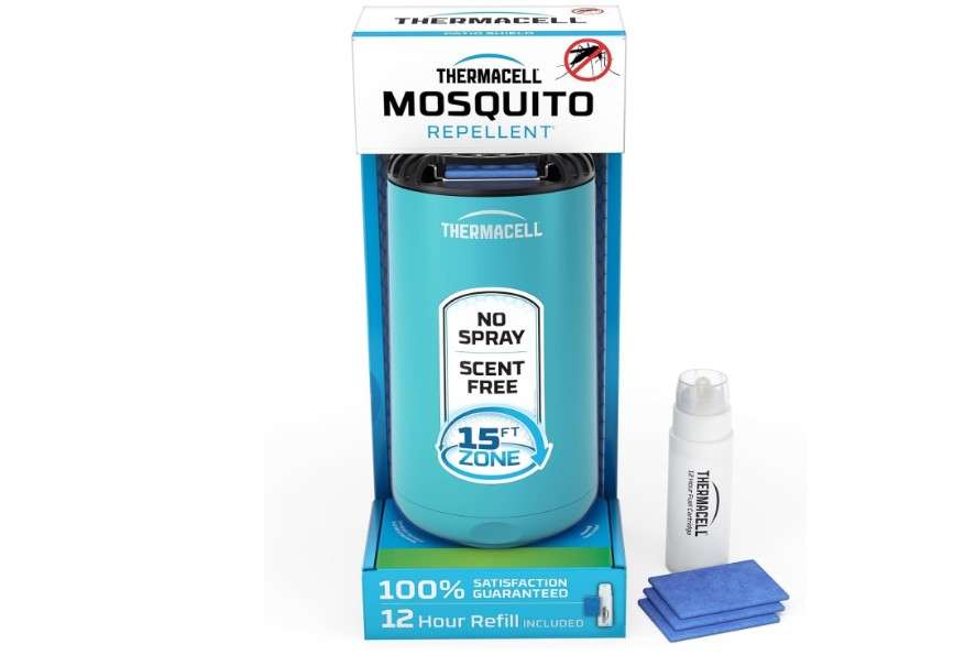 
Thermacell Mosquito Repeller Patio Shield; Includes 12-Hour Refill; 15 Foot Zone of Protection; Highly Effective Mosquito Repellent for Patio; Bug Spray