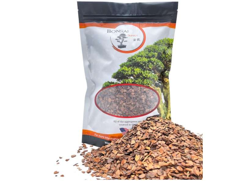 
Pine Bark Nugget Fines | 2qt | ¼” Particle Size | Great for Bonsai, Succulents, Cactus, Orchids| The Bonsai Supply