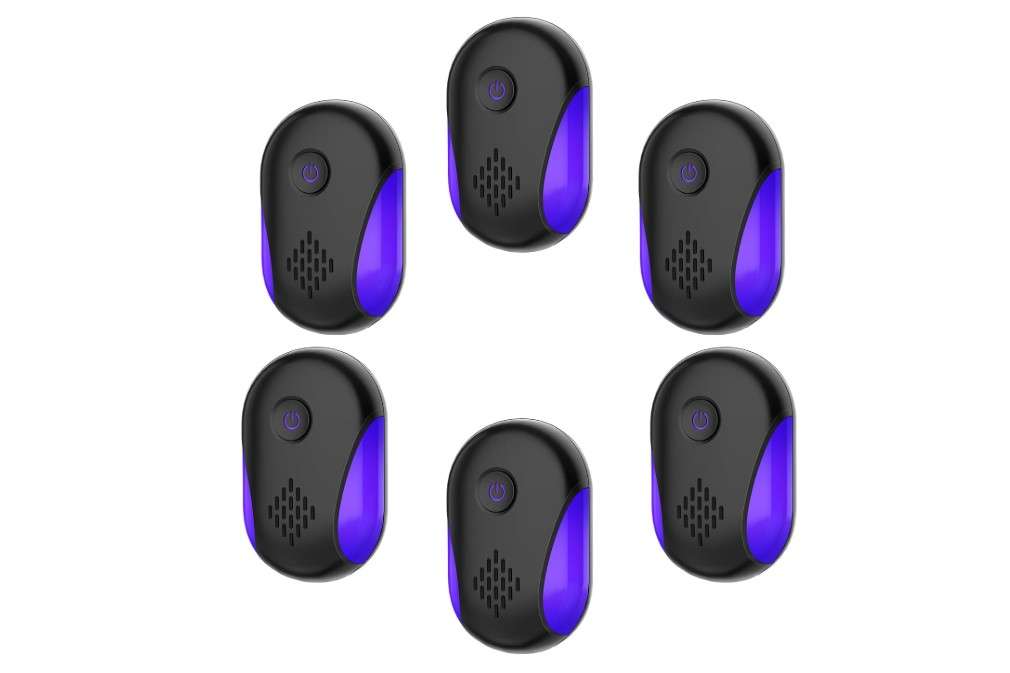 2025 Upgraded Ultrasonic Repeller 6 Packs, Indoor Ultrasonic Repellent for Roach, Rodent, Mouse, Bugs, Ant, Mosquito, Mice, Spider, Electronic Plug in Pest