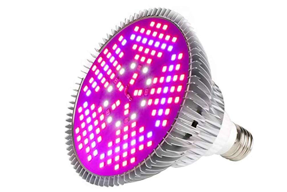 
100W Led Grow Light Bulb Full Spectrum,Plant Light Bulb with 150 LEDs for Indoor Plants,E26/E27 Socket,Grow Lamp for Hydroponic Indoor Garden Greenhouse
