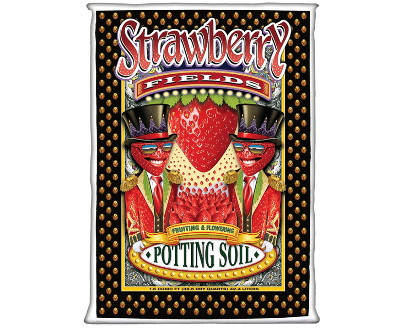 
FoxFarm Strawberry Fields Fruiting & Flowering Potting Soil, 1.5cu ft - Use to Increase Blooms, Fruits, and Berries - Made for The Fruiting