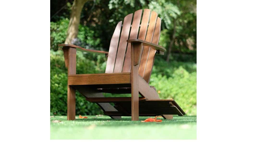 
Cambridge Casual Solid Wood Bentley Adirondack Chair with Tray Table, Turquoise