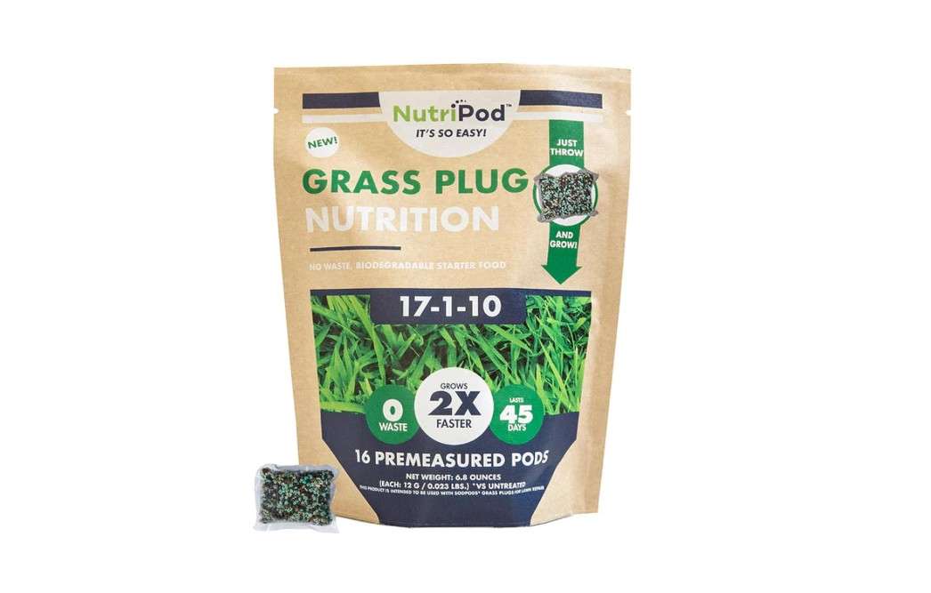  NutriPod for Grass Plugs, Grass Plug Fertilizer, Planting Starter Pods, Premeasured Biodegradable Nutrition, 2X Faster Root Growth & Lawn Coverage, Easy... 