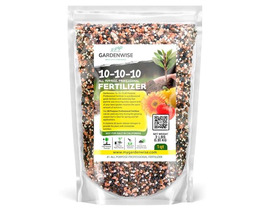 
10-10-10 Plant Fertilizer Slow Release - 10 10 10 All Purpose Granular Garden Fertilizer for Vegetables, Tomato, Arborvitae, Shrubs, Rose, Flowers, Fruit