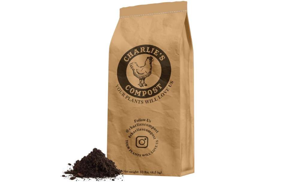 
Charlie's Compost - Odor Free Organic Fertilizer for Home Gardens, Raised Beds, Containers, Seed Starting Mix, Natural Soil Amendment with Biochar 10lb